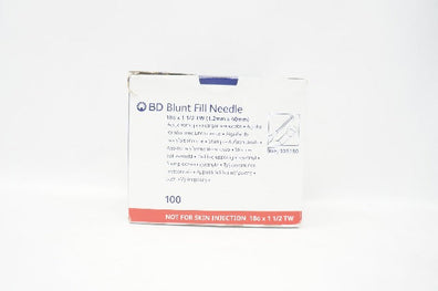 BD 305180 Becton Blunt Fill Ndle 18G x 1 1/2 - Box of 100